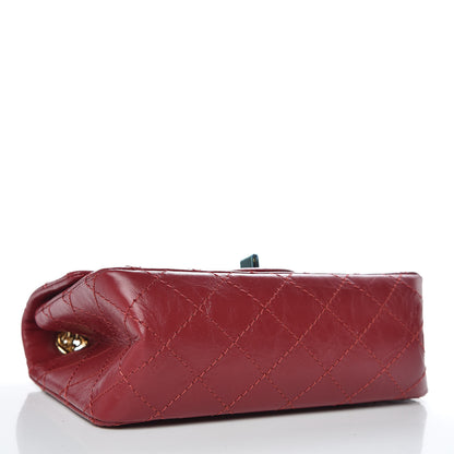 Chanel Aged Calfskin Quilted 2.55 Reissue Mini Flap Red 4 of 12