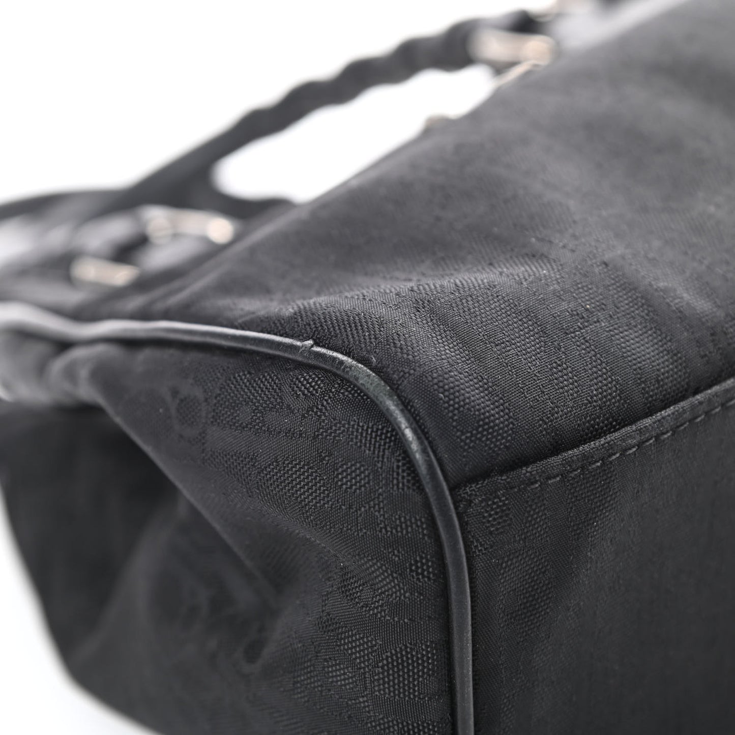 Nylon Monogram Small Lovely Tote Black