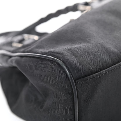 Christian Dior Nylon Monogram Small Lovely Tote Black 10 of 17