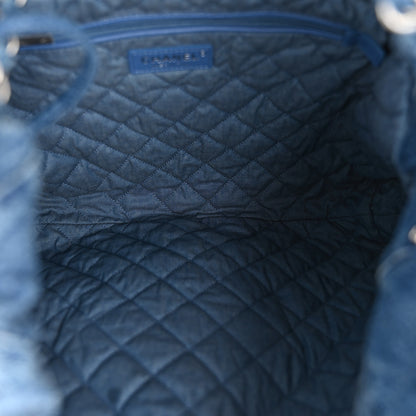 Chanel Denim Quilted Chanel 22 Blue 6 of 11