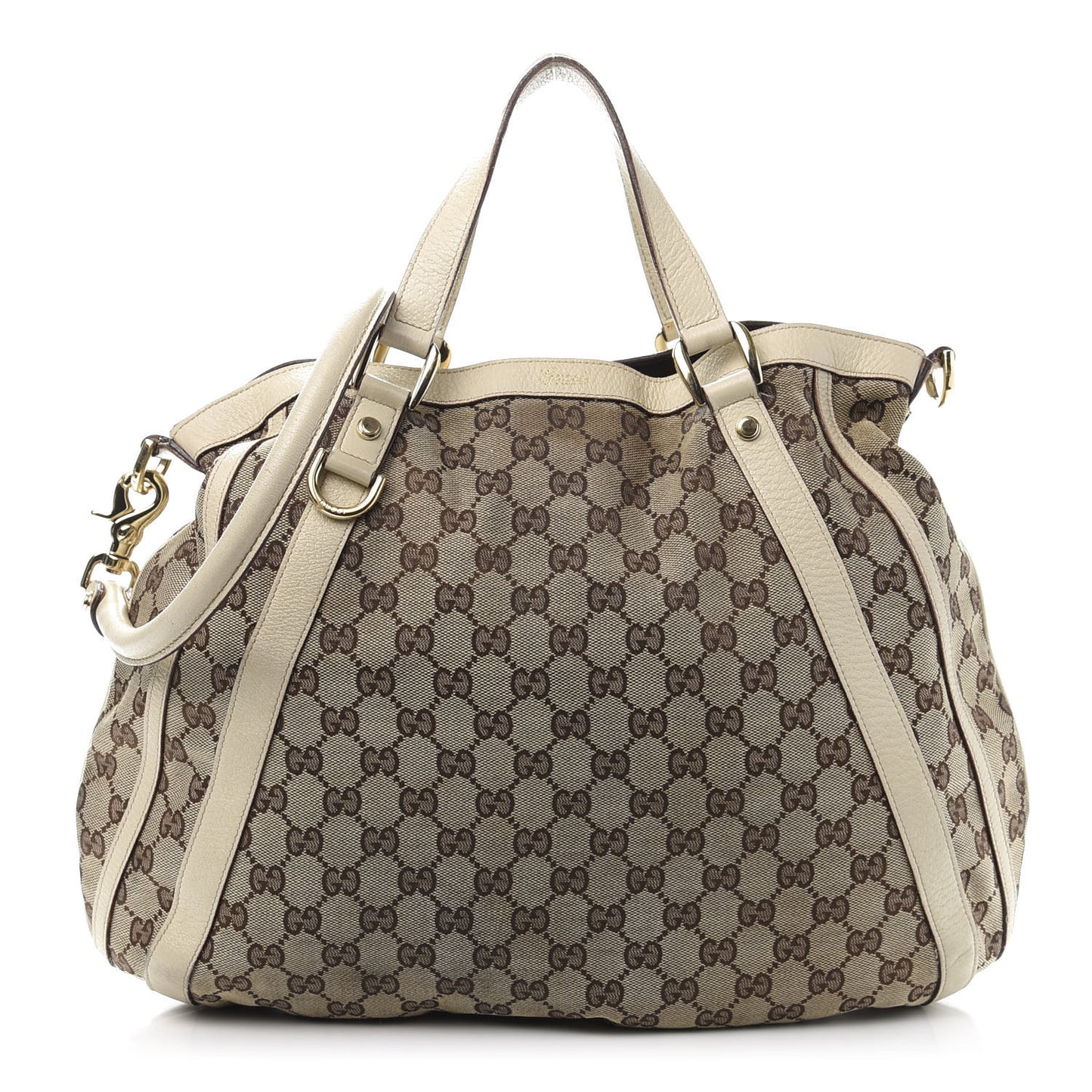 Monogram Medium Abbey Convertible Tote Off White