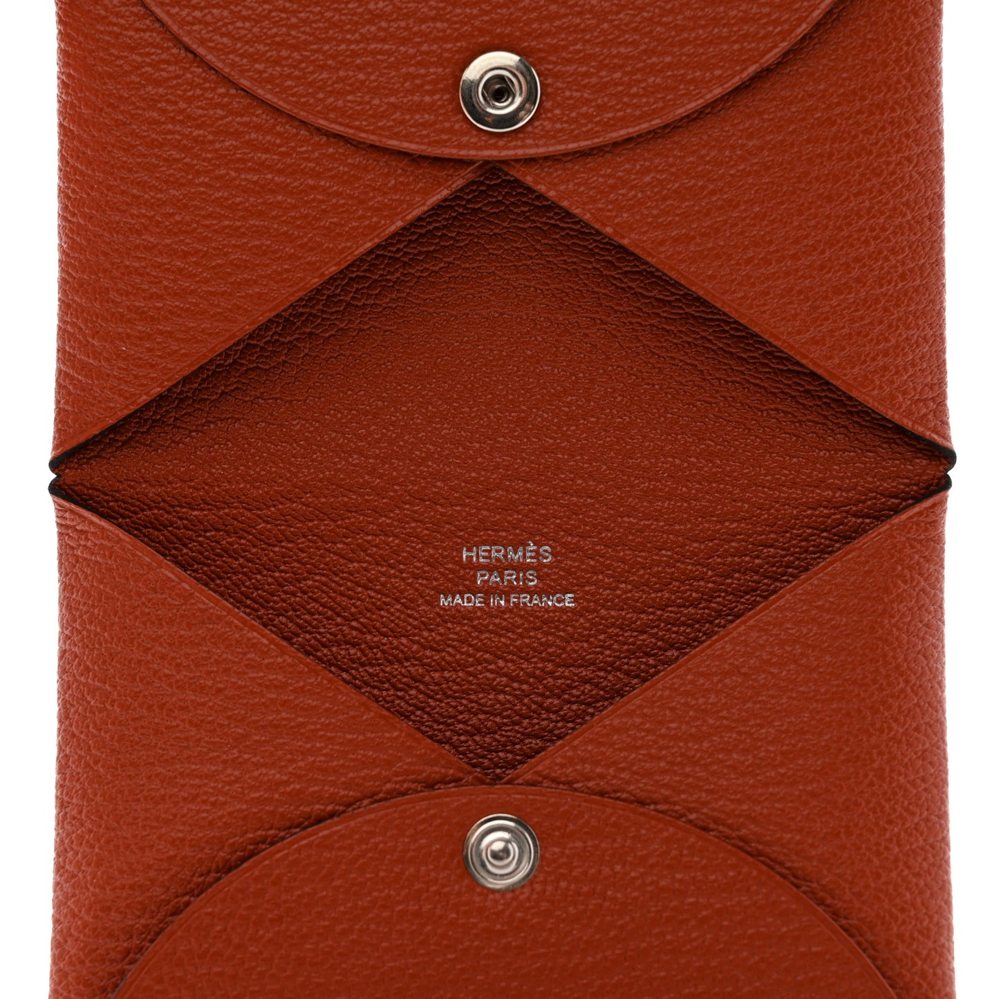 Chevre Mysore Calvi Card Case Cuivre