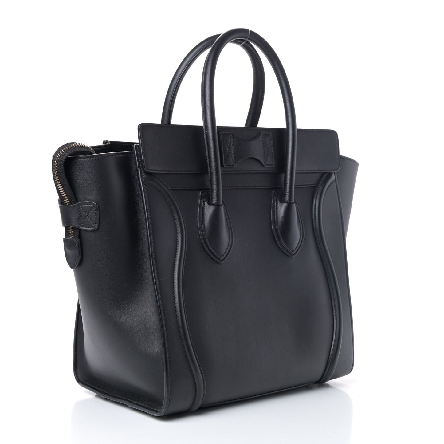 Smooth Calfskin Mini Luggage Black