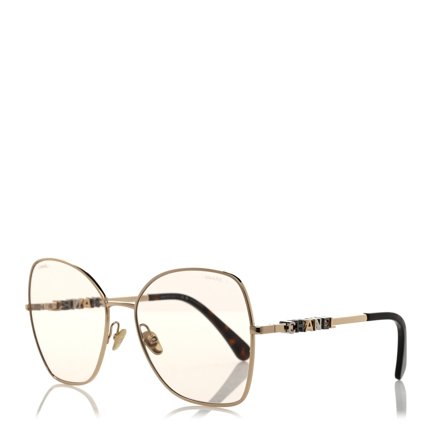 Metal Butterfly Sunglasses 4283 Brown