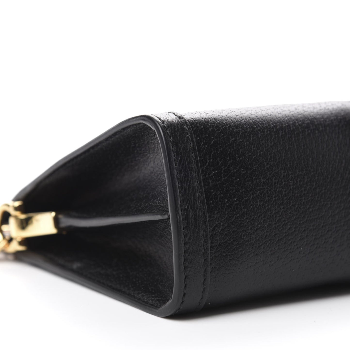 Calfskin GG Web Small Ophidia Chain Shoulder Bag Black