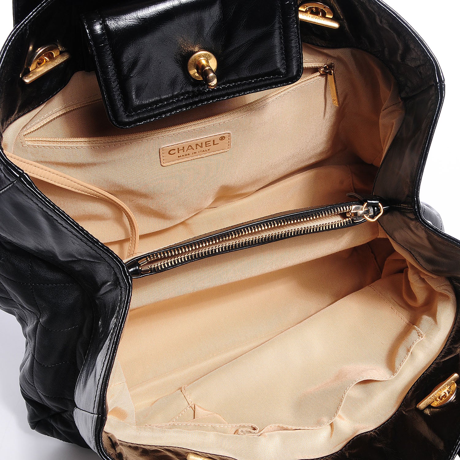 Chanel Iridescent Calfskin Small In The Mix Tote Black 5 of 9