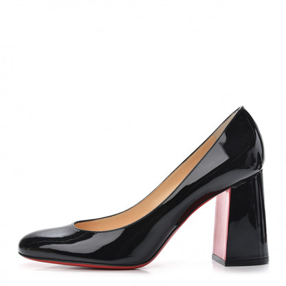 Christian Louboutin Patent Baobab 85 Pumps 40.5 Black 1 of 9