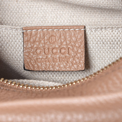 Gucci Pebbled Calfskin Small Soho Disco Bag Camelia 6 of 8