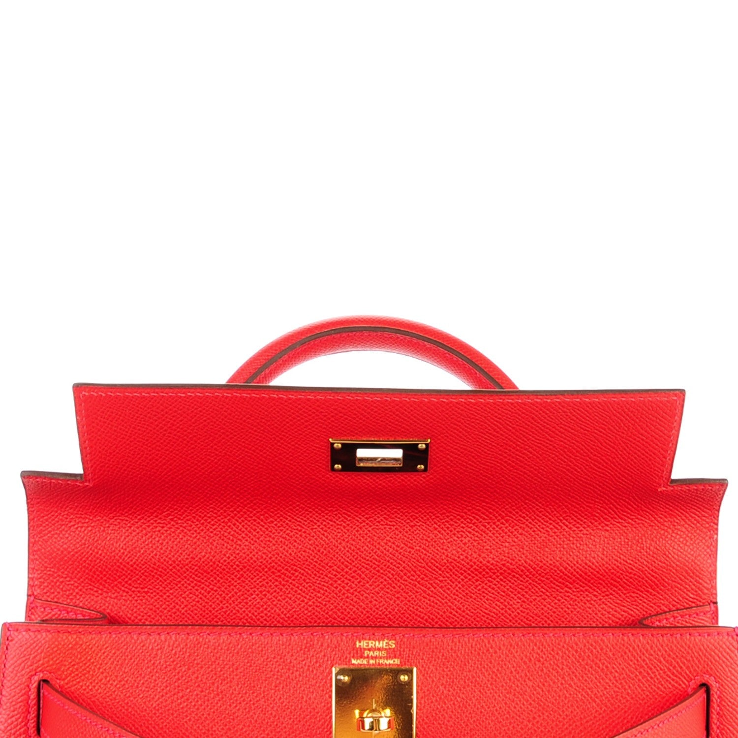 Hermes Epsom Kelly Sellier 28 Rouge Casaque 17 of 24