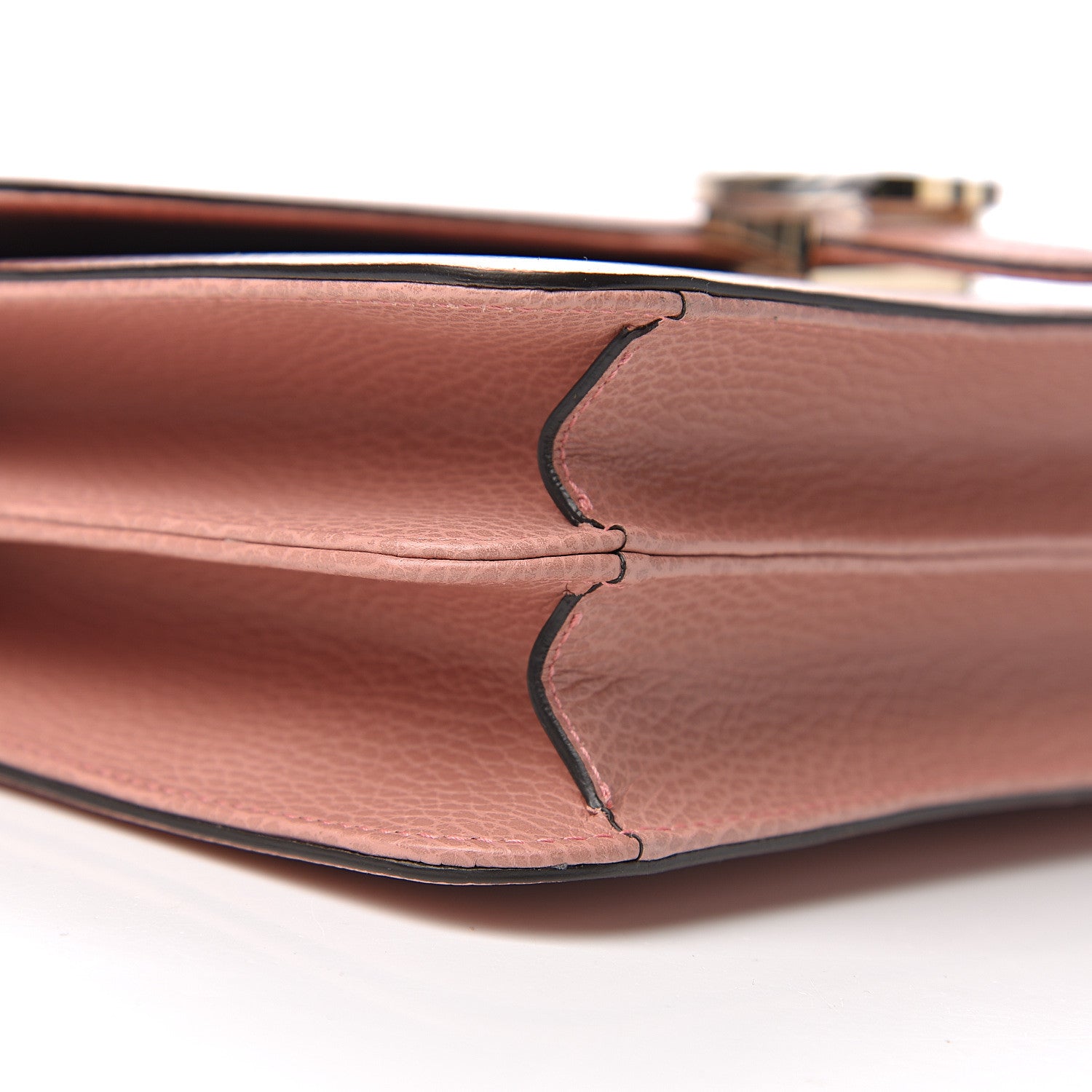 Gucci Dollar Calfskin Interlocking G Shoulder Bag Soft Pink 8 of 10