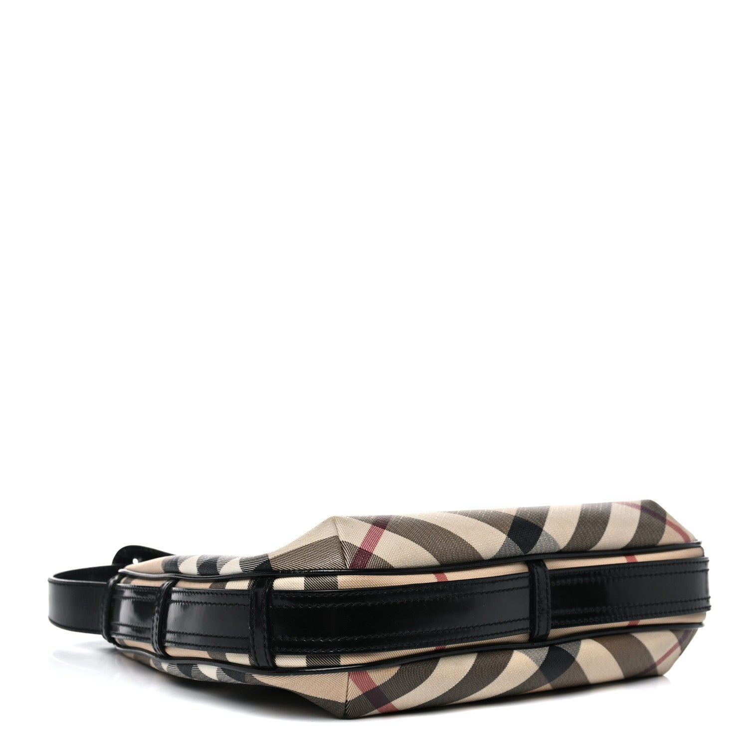 Burberry Nova Check Small Barton Hobo Black 3 of 11