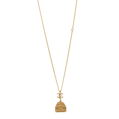 Chanel Metal CC Rue Cambon Necklace Gold 1 of 5