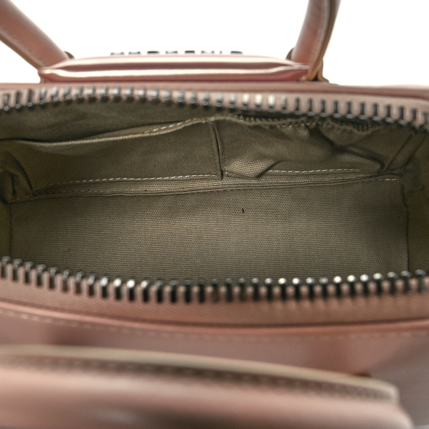 Metallic Calfskin Mini Antigona Light Pink