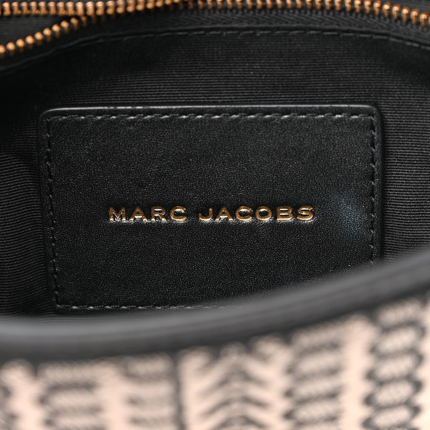 Marc Jacobs Cotton Jacquard The Monogram J Marc Shoulder Bag Beige Multi 6 of 11