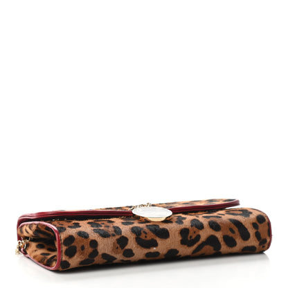 Christian Louboutin Pony Hair Leopard Print Riviera Clutch 4 of 9