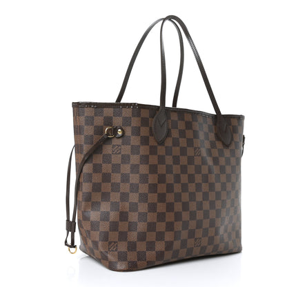 Louis Vuitton Damier Ebene Neverfull MM 3 of 9