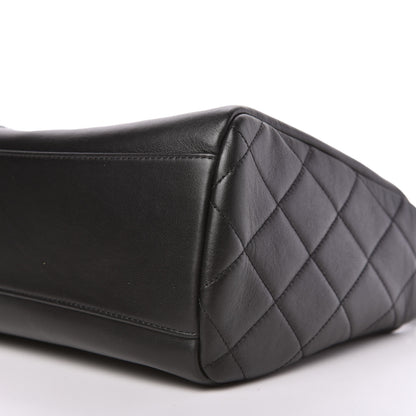 Chanel Calfskin Chain 20s Signature Hobo Black 7 of 11