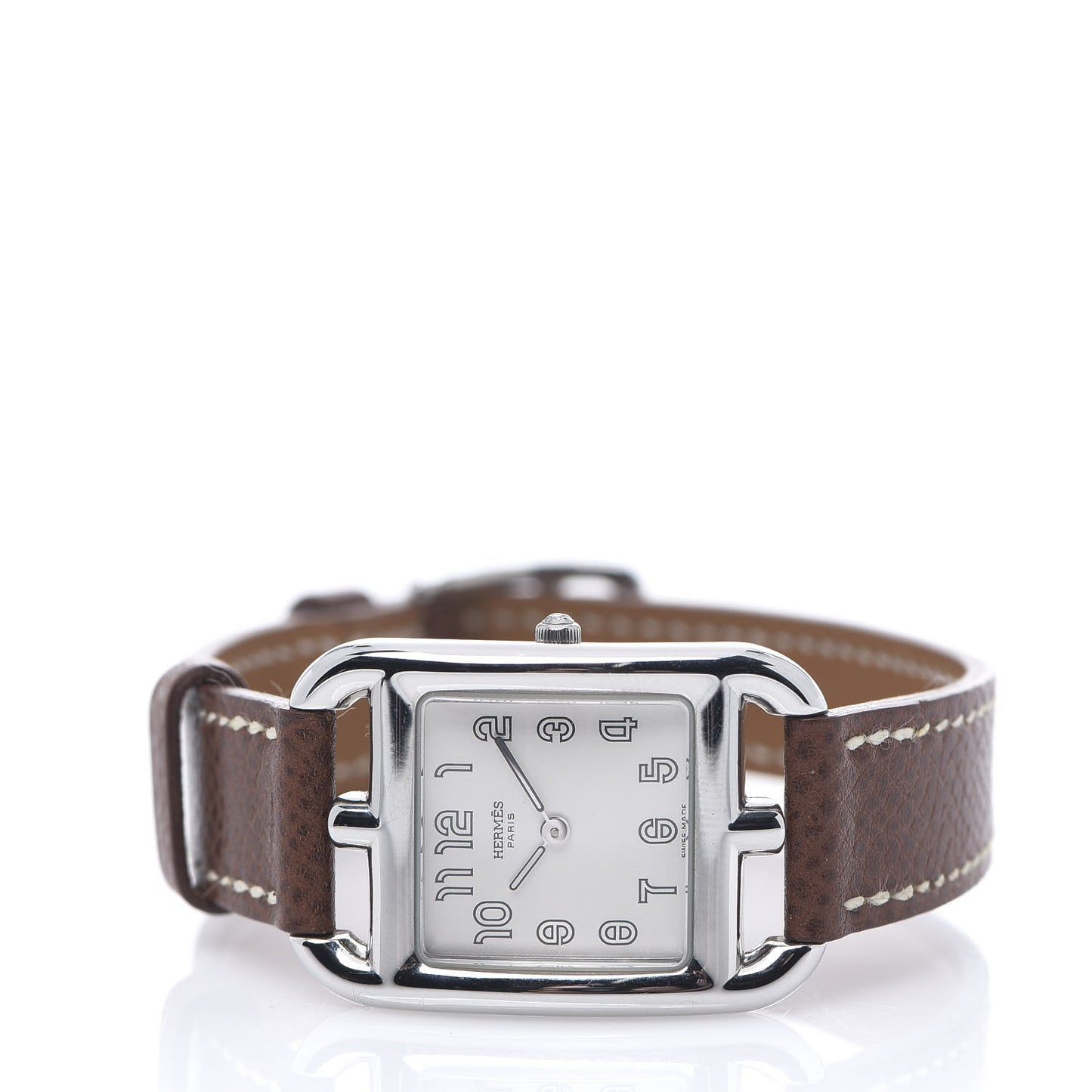 Stainless Steel Courchevel 23mm Cape Cod Quartz Watch Chocolate