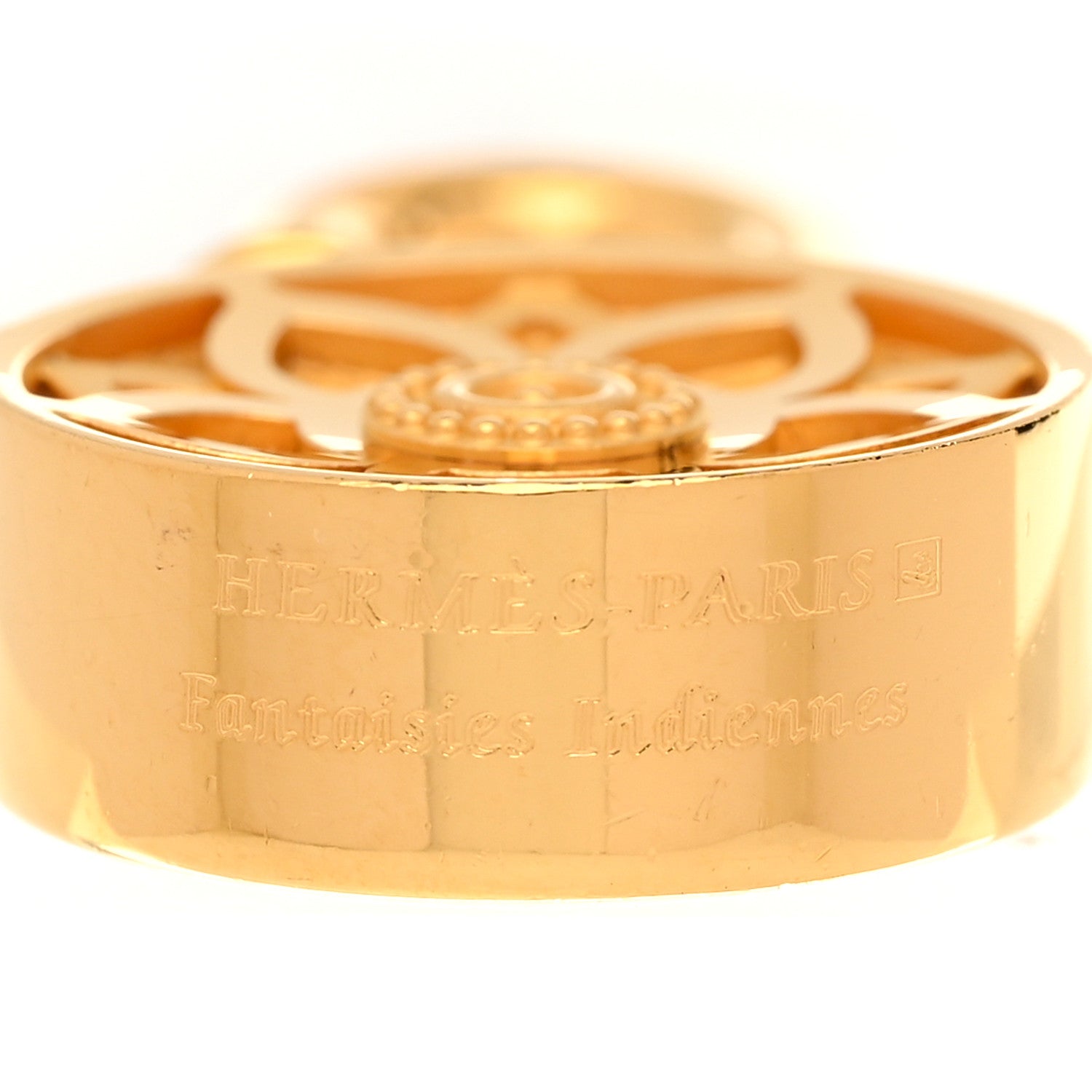 Hermes Lotus Cadena Lock Gold 3 of 4