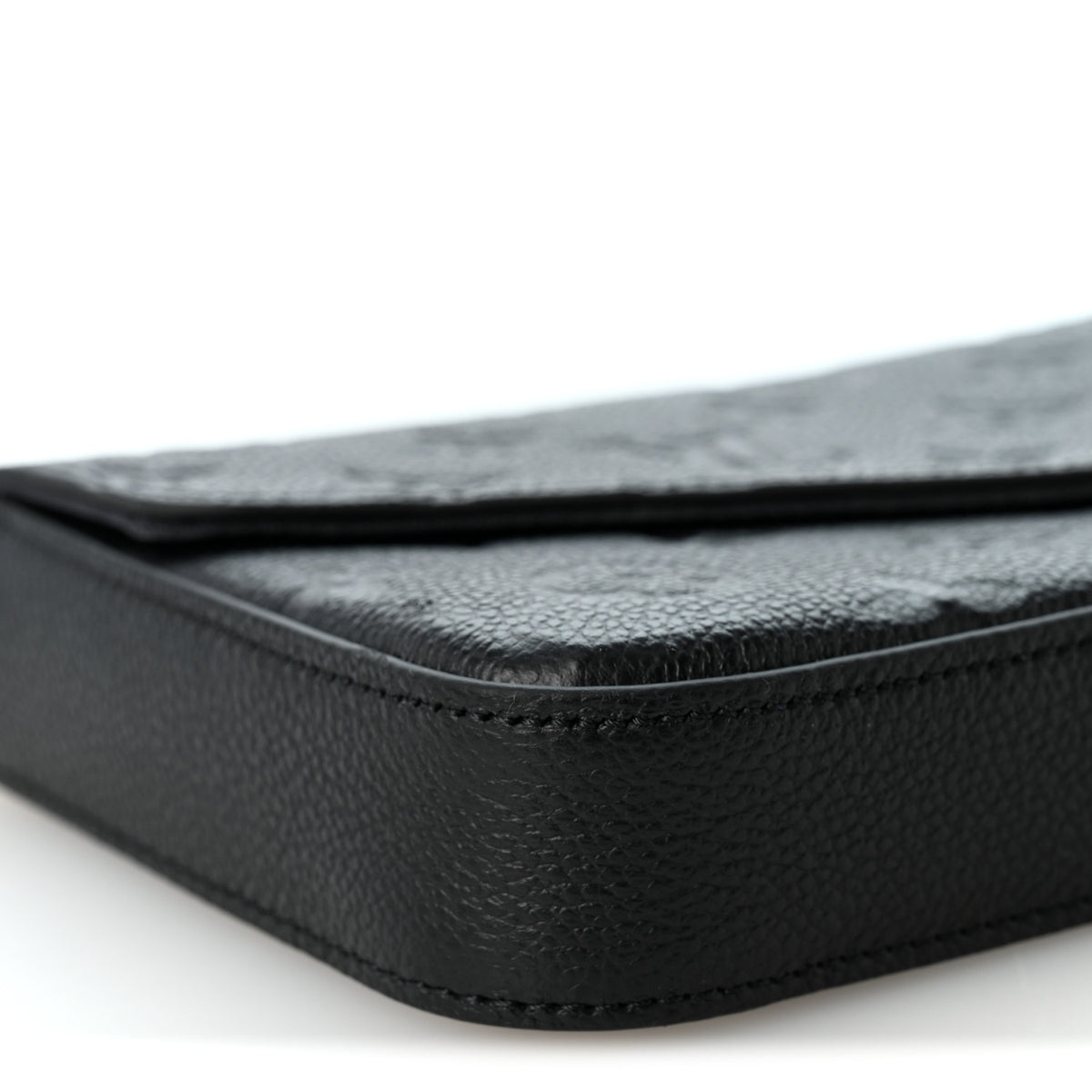 Louis Vuitton Empreinte Pochette Felicie Chain Wallet Black 9 of 11