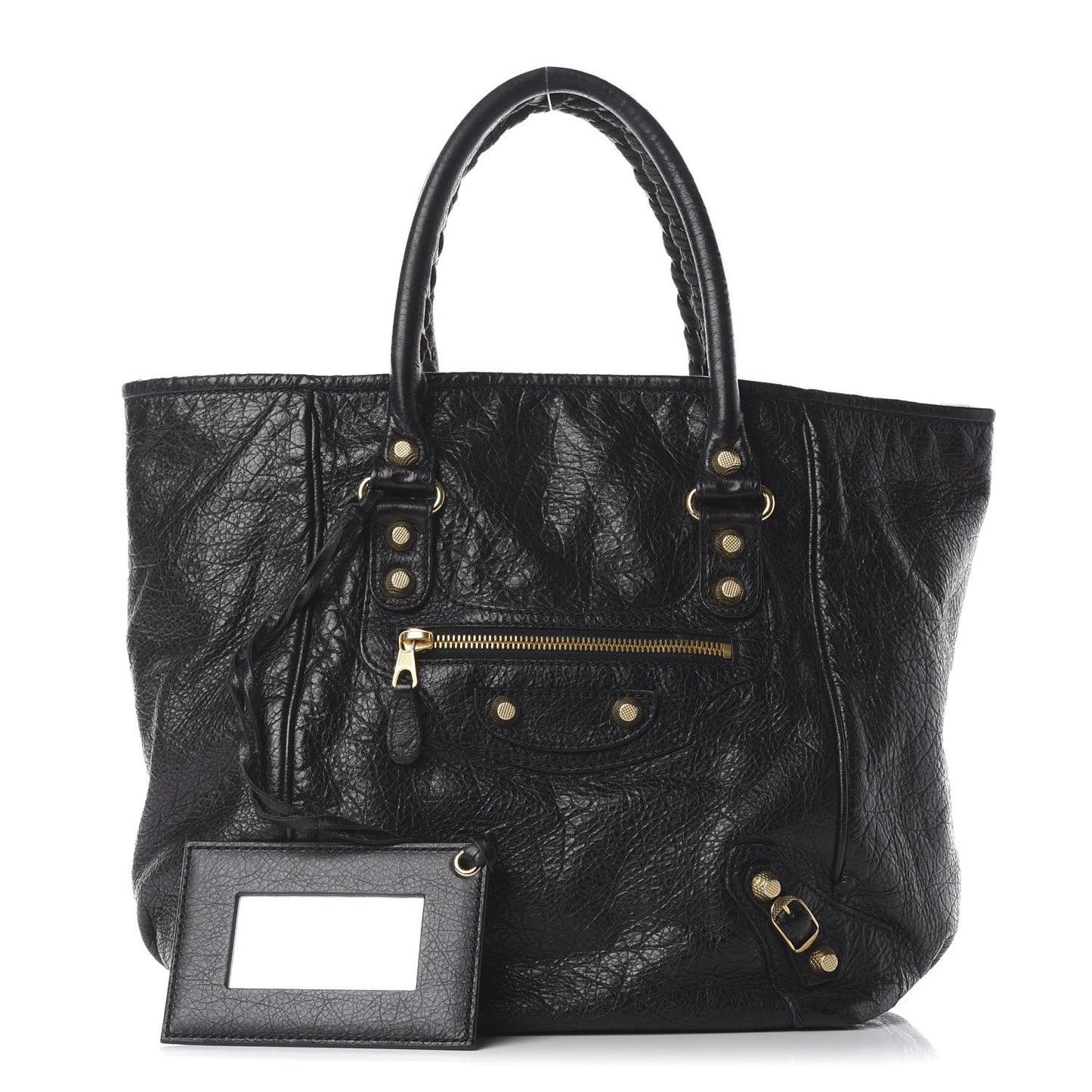 Agneau Giant 12 Gold Hardware S Sunday Tote Black