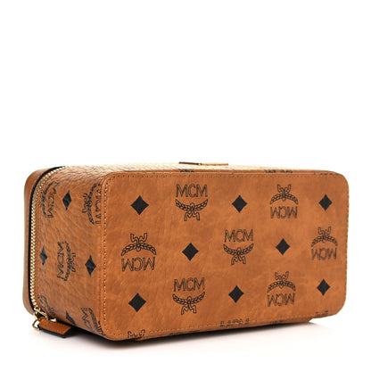 MCM Visetos Vanity Case Cognac 4 of 11