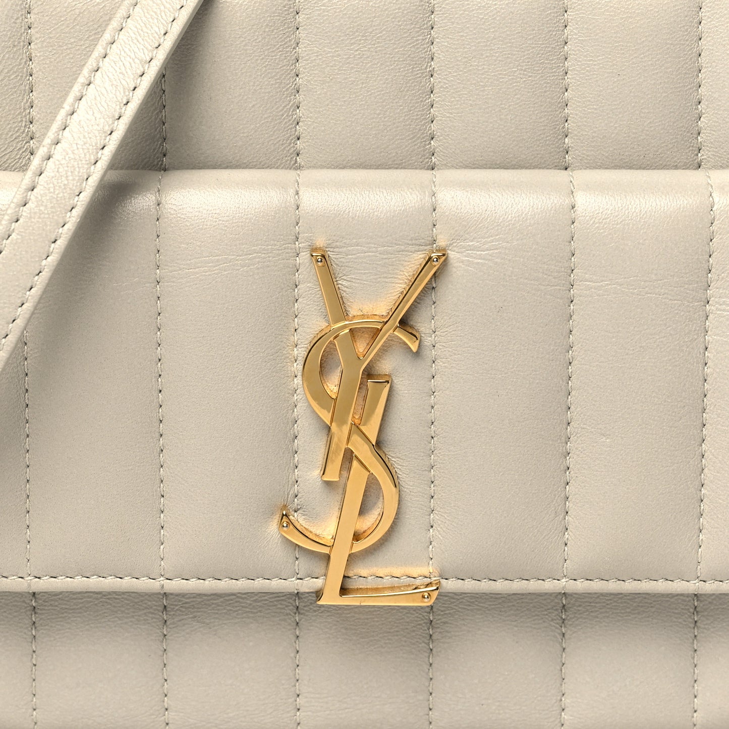 Lambskin Matelasse Monogram Vicky Camera Bag White