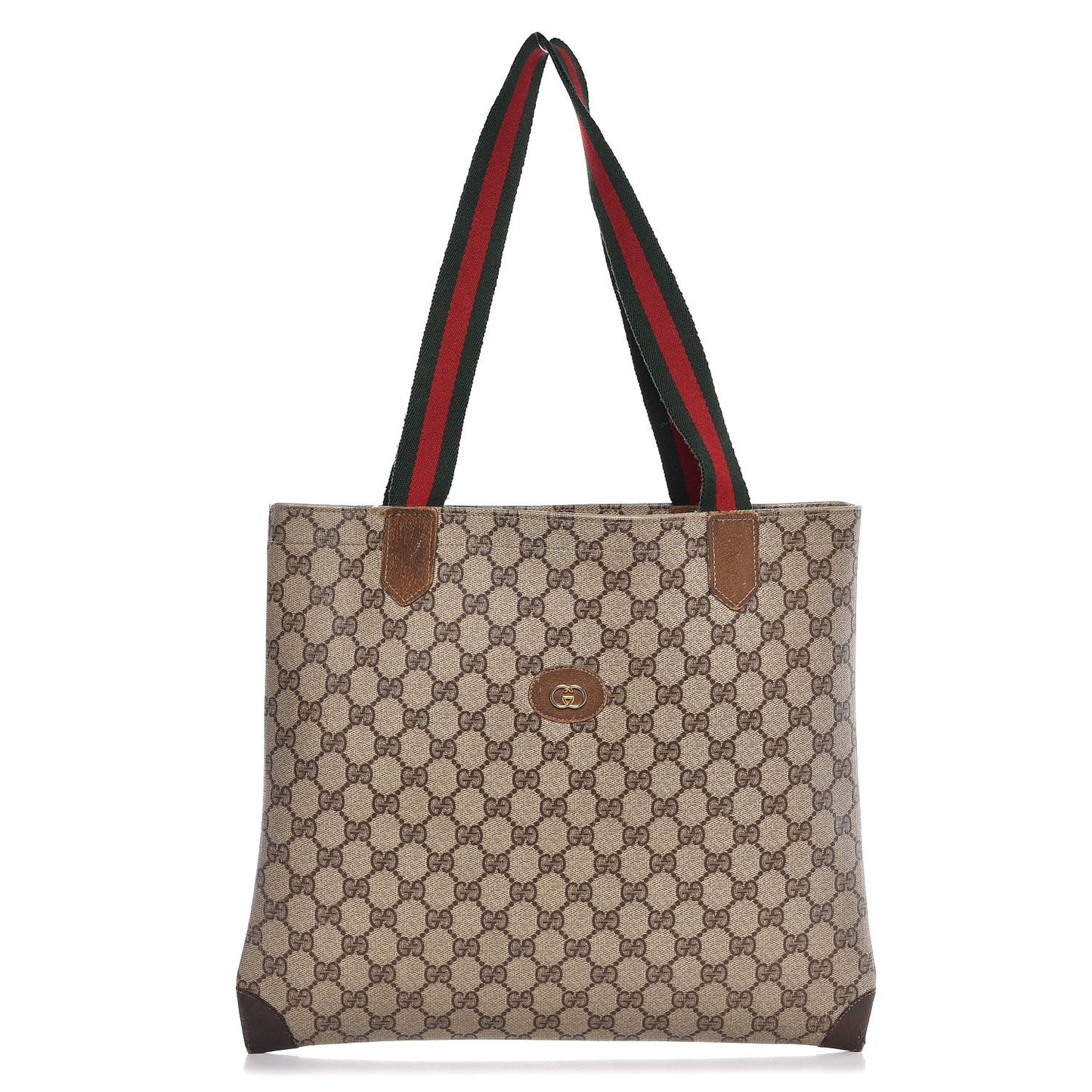 GG Plus Monogram Web Tote