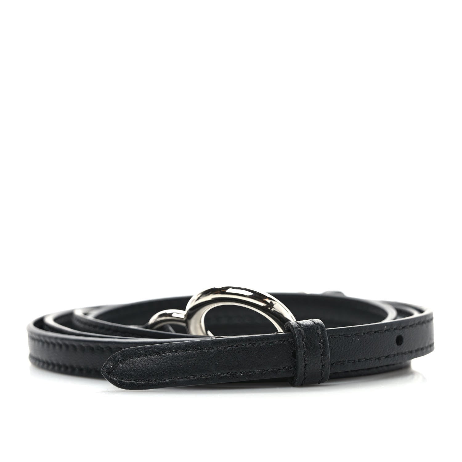 Fendi Calfskin Adjustable Peekaboo Strap Black 2 of 3