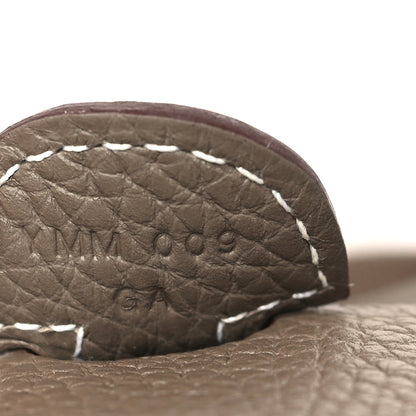 Hermes Taurillon Clemence Evelyne III PM Etoupe 7 of 9