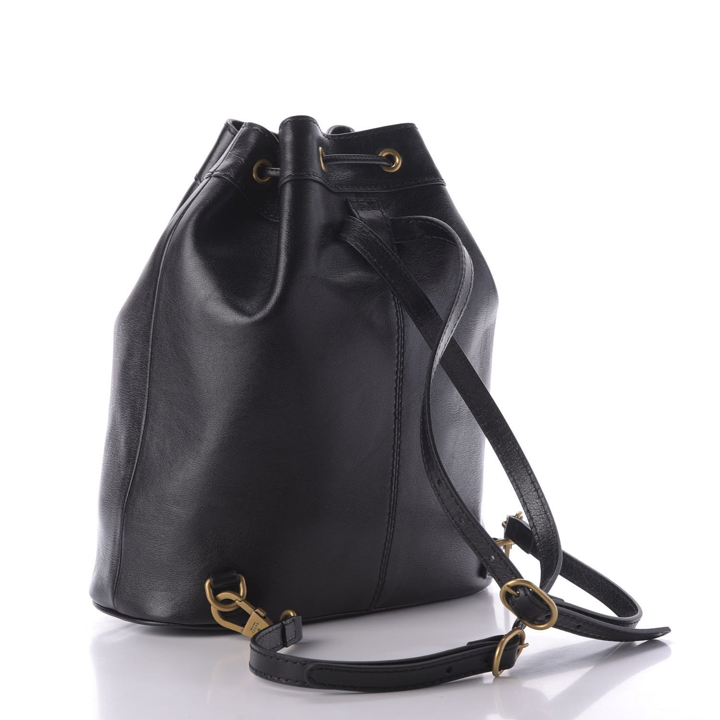 Piuma Lux Energy Medium Re(Belle) Convertible Bucket Bag Black