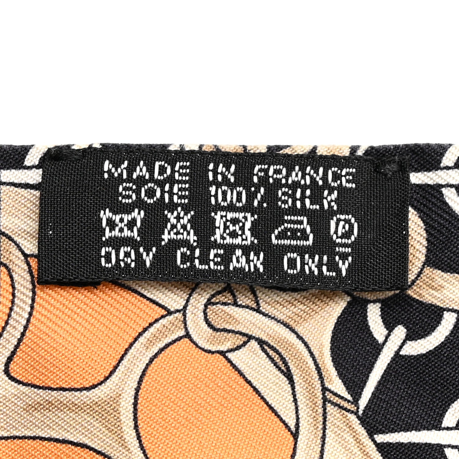Hermes Silk La Promenade Du Matin Twilly Orange Jaune Black 5 of 12