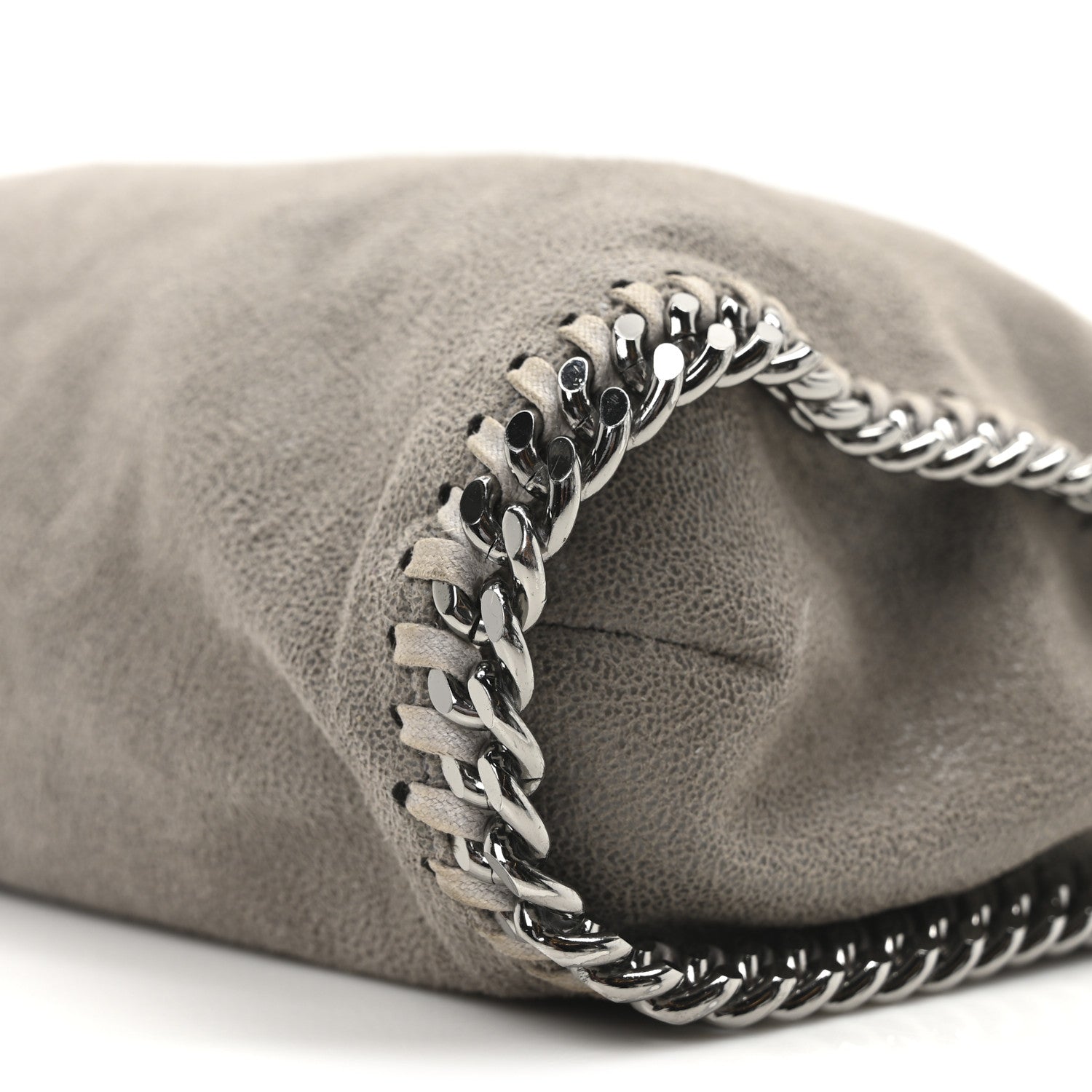 Stella McCartney Shaggy Deer Falabella Fold Over Tote Grey 9 of 9