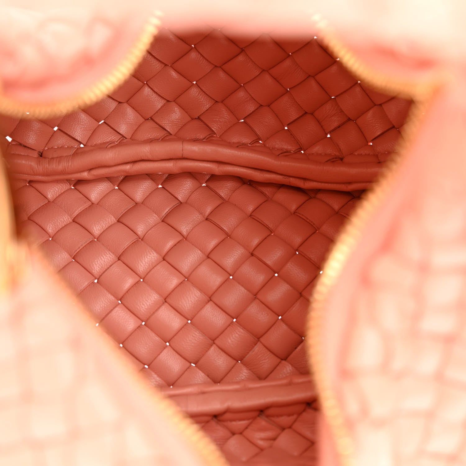 Bottega Veneta Lambskin Padded Intrecciato Mini Jodie Peachy 5 of 9
