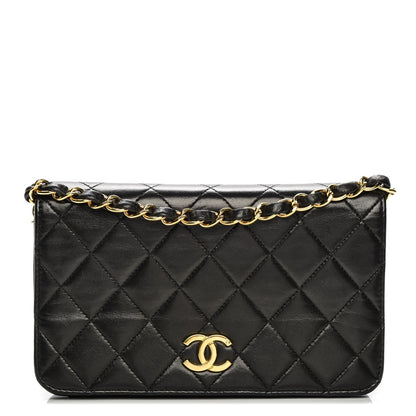 Chanel Lambskin Quilted Mini Flap Black 1 of 7