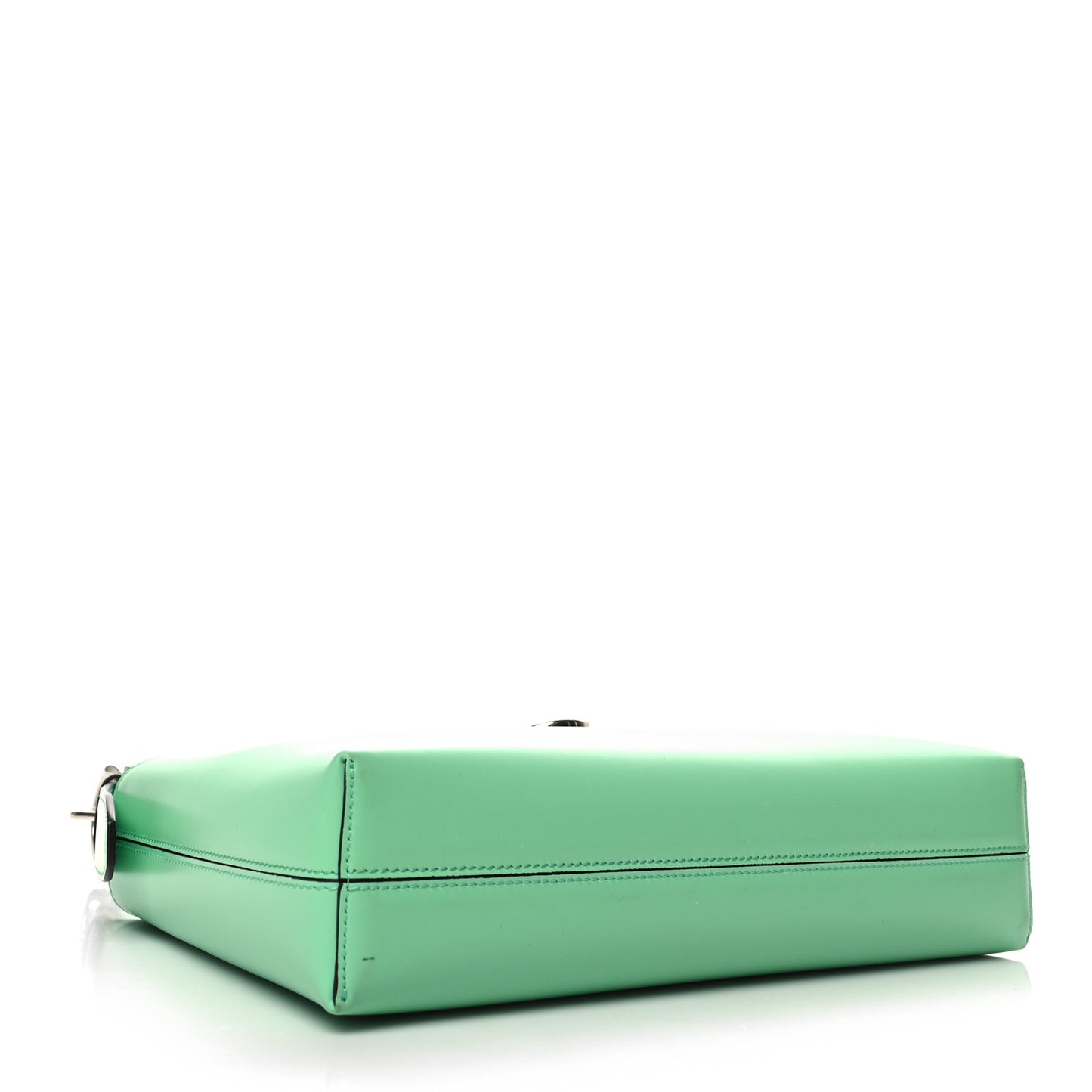Calfskin Trifolio Shoulder Bag Light Green