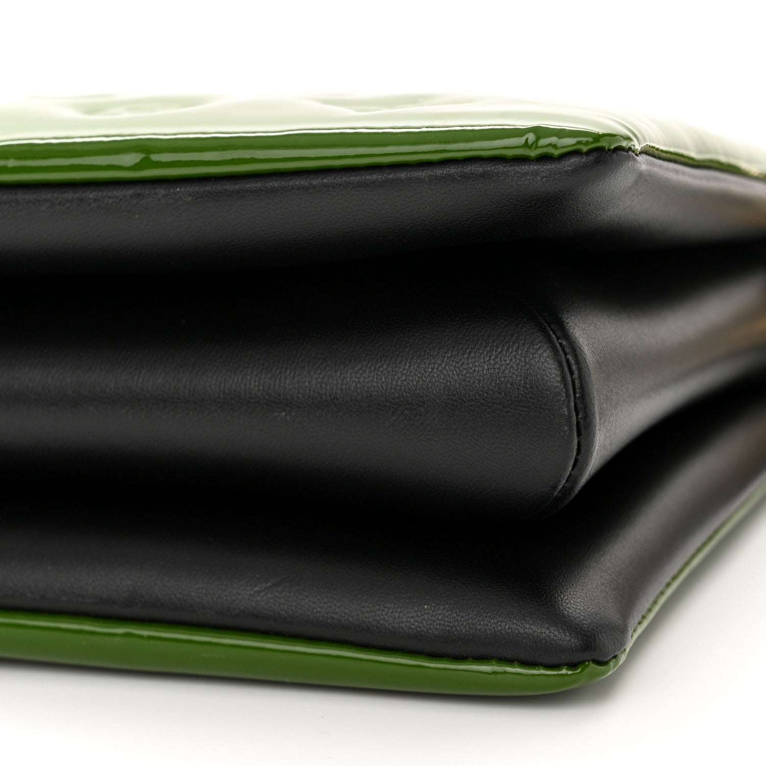 Louis Vuitton Patent Embossed Monogram Coussin PM Green Black 9 of 10