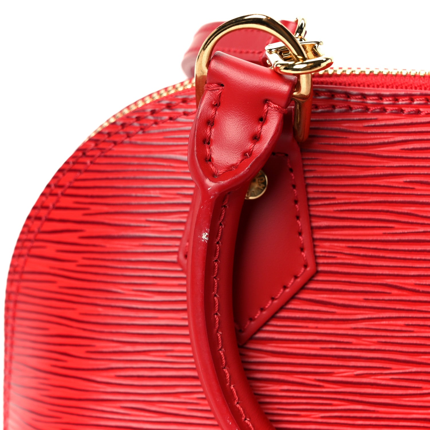 Louis Vuitton Epi Alma BB Castillan Red 12 of 13