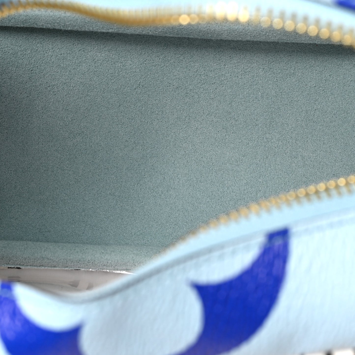 Monogram Giant Hawaii Beach Pouch Blue