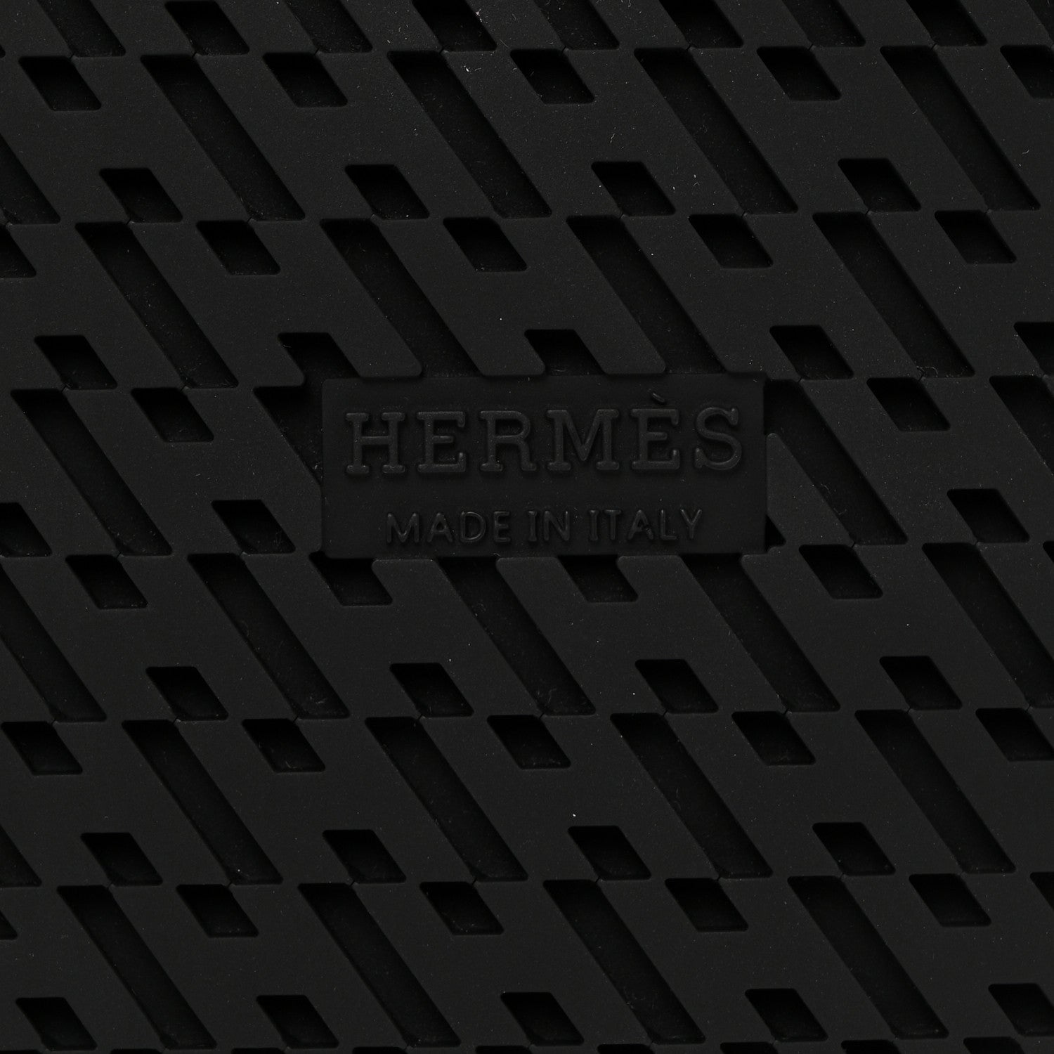 Hermes Calfskin Womens Chypre Sandals 37.5 Black 8 of 9