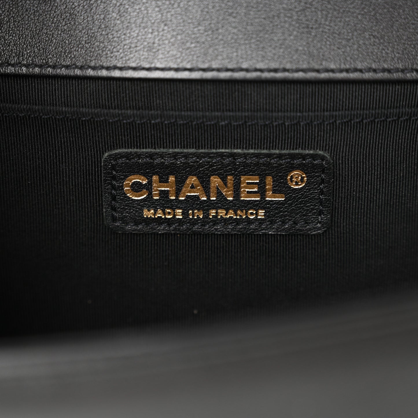 Calfskin Quilted Medium Boy Flap Black