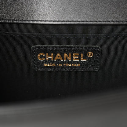 Chanel Calfskin Quilted Medium Boy Flap Black 6 of 16