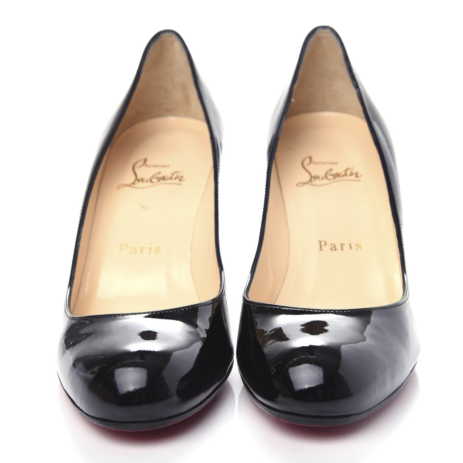 Christian Louboutin Patent Simple 70 Pumps 37.5 Black 5 of 10