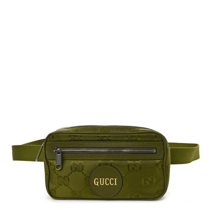 Gucci Econyl Nylon Monogram Off The Grid Belt Bag Juniper Green 1 of 10