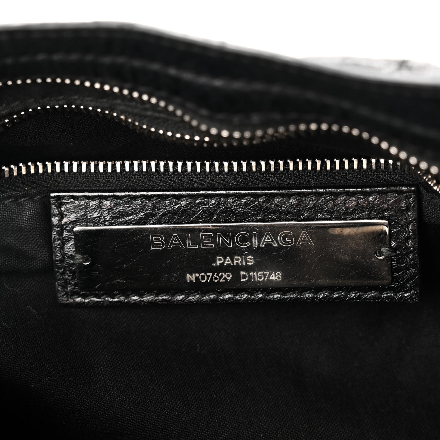 Balenciaga Agneau Classic Silver Hardware City Black 7 of 11