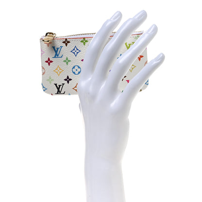 Louis Vuitton LV X TM Monogram Multicolor Key Pouch White 2 of 8