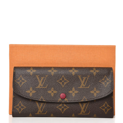 Louis Vuitton Monogram Emilie Wallet Fuchsia 8 of 8
