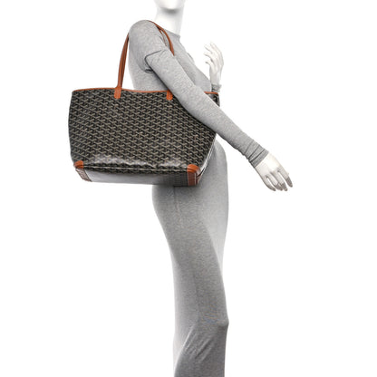 Goyard Goyardine Artois MM Black Gold 2 of 12