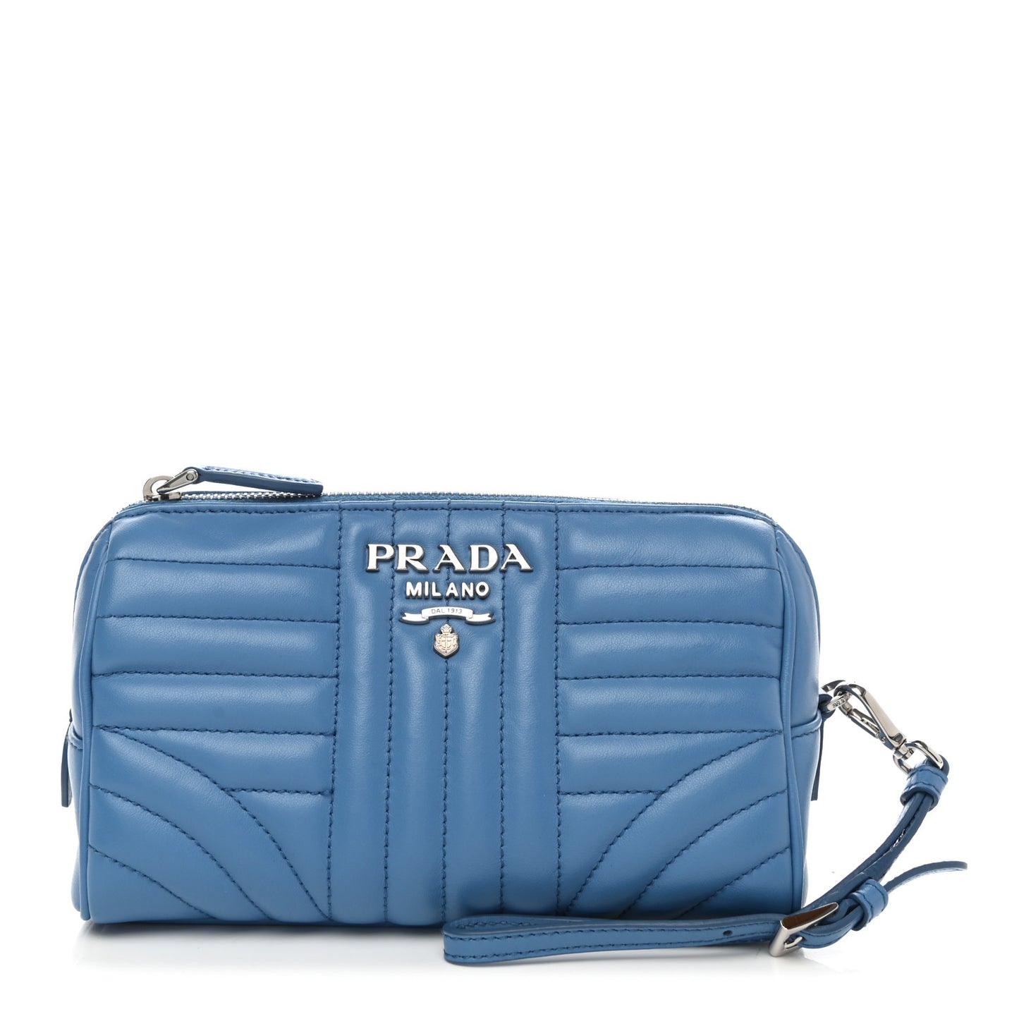Soft Calfskin Impunture Diagramme Wristlet Pouch Astrale 2