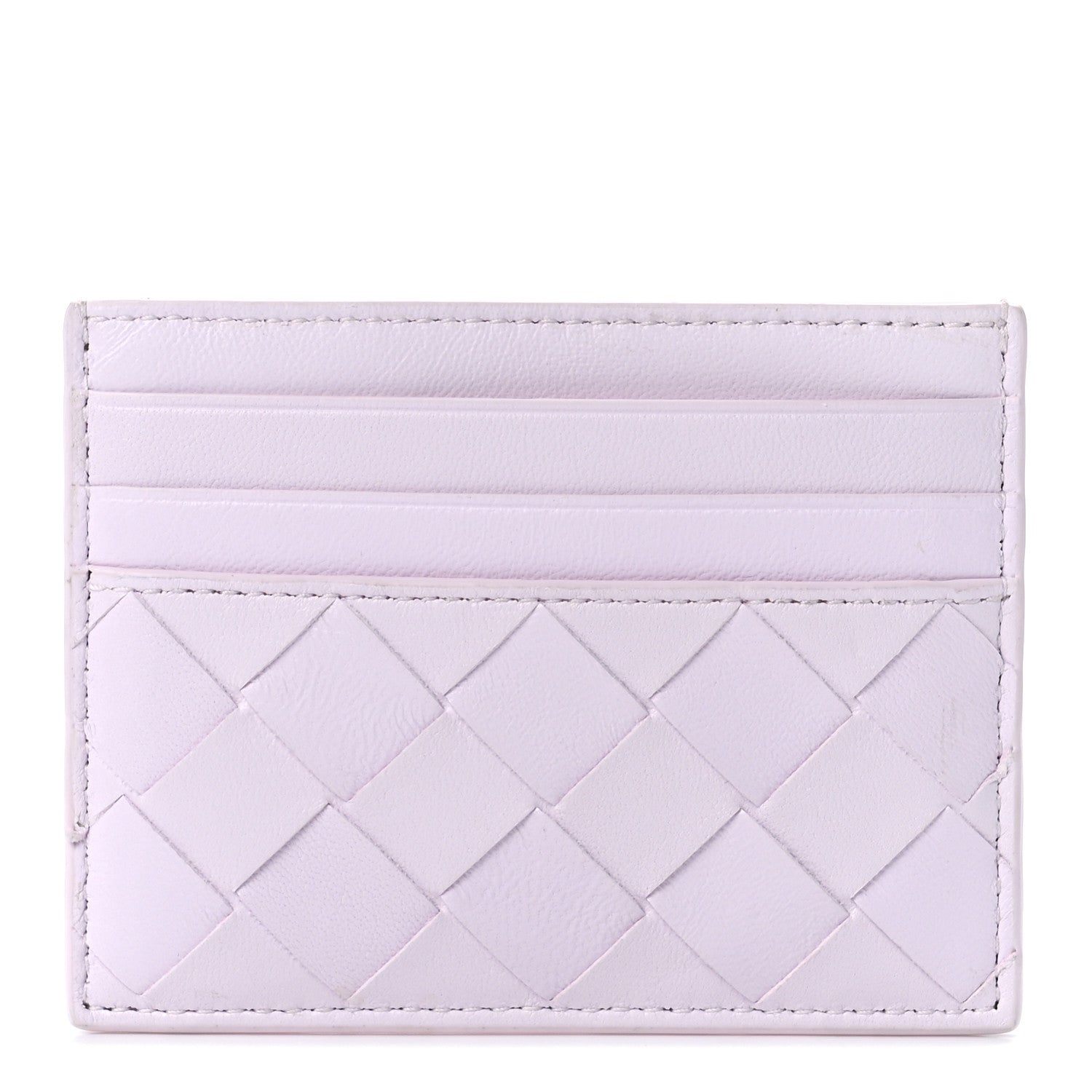 Bottega Veneta Nappa Intrecciato Card Holder Pink 1 of 13